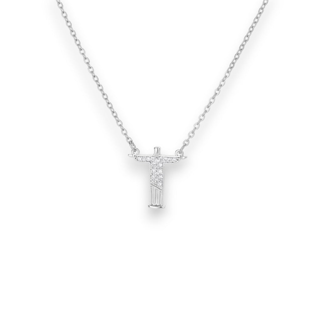Salvatrix - collier croix jesus femme