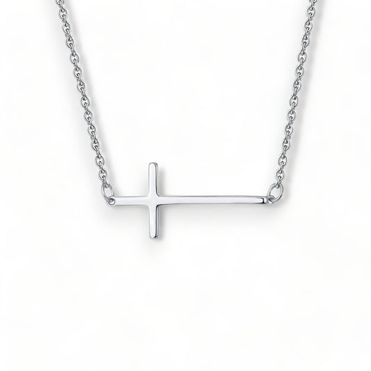 Latitudine - collier croix horizontale