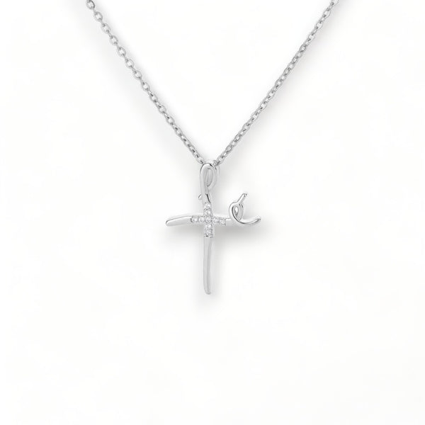 Luminea - collier croix inoxydable