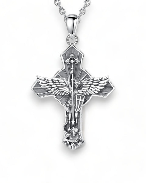 Micha - collier croix vintage