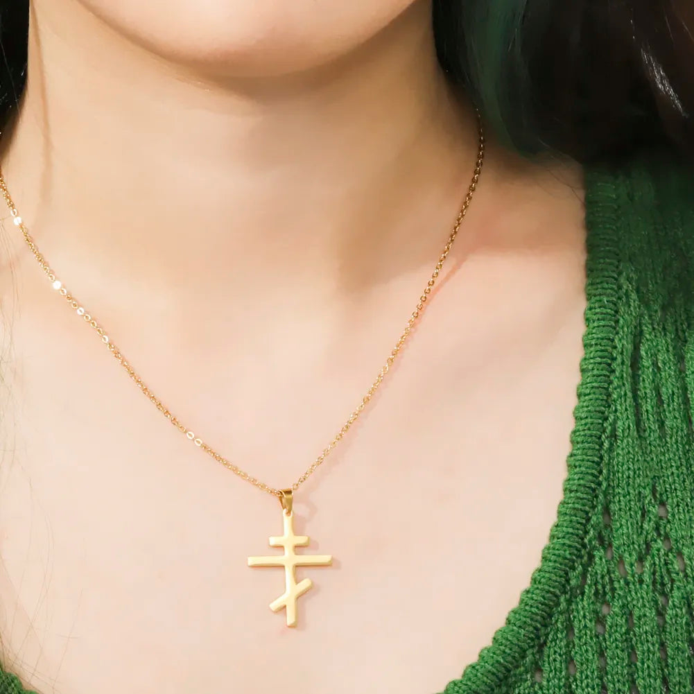 Sacralisé - collier croix orthodoxe