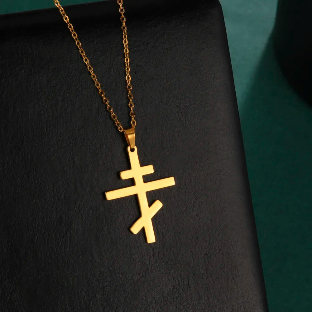 Sacralisé - collier croix orthodoxe